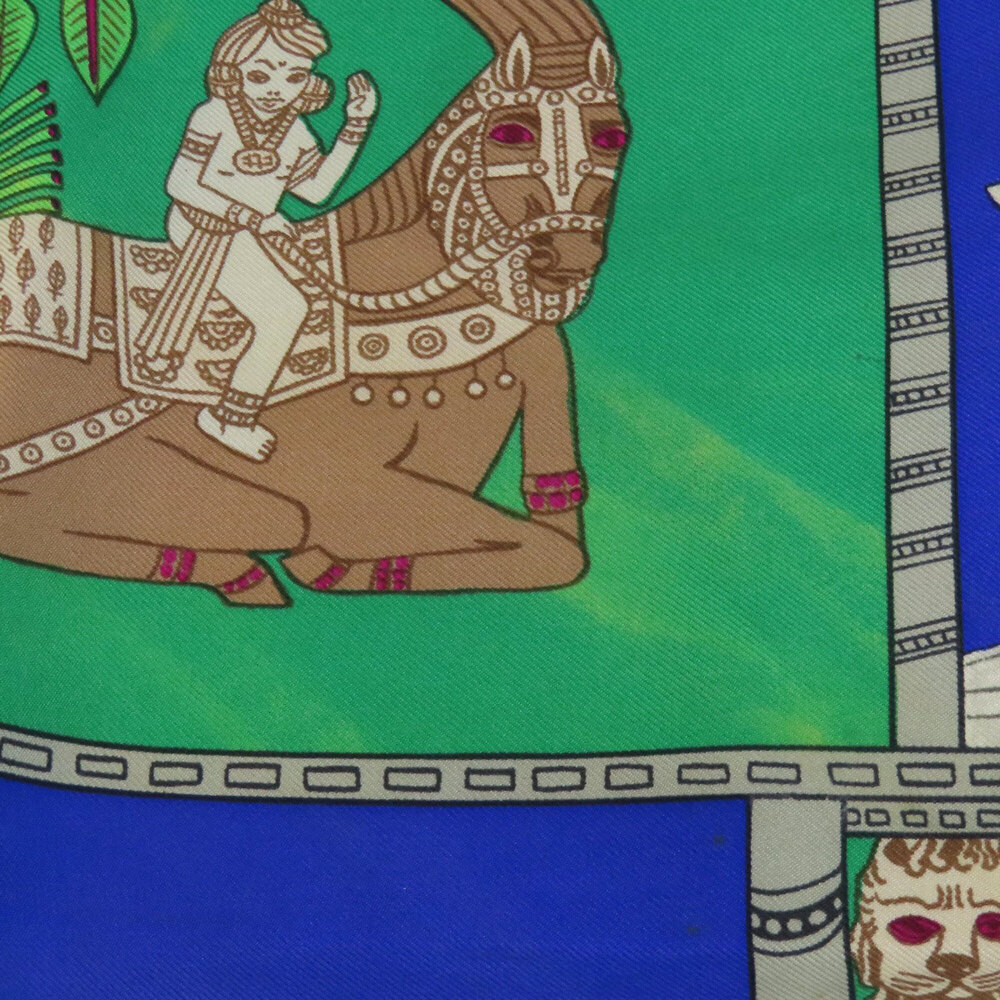 Hermes Carre 90 Trana Scarf Muffler Silk Women's HERMES - Picture 16 of 16